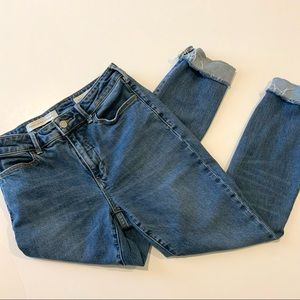 Pilcro and the Letterpress high rise skinny jeans